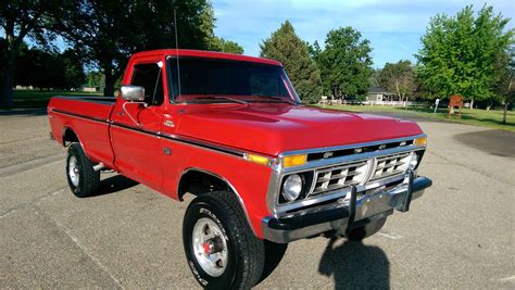 1975 Ford F 250 Ranger 4x4 Xlt Original Restored Highboy 4x4 Low