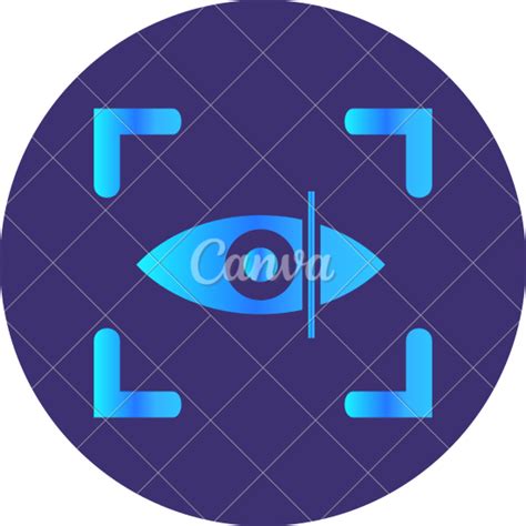 Eye Scan Icon Design 素材 Canva可画