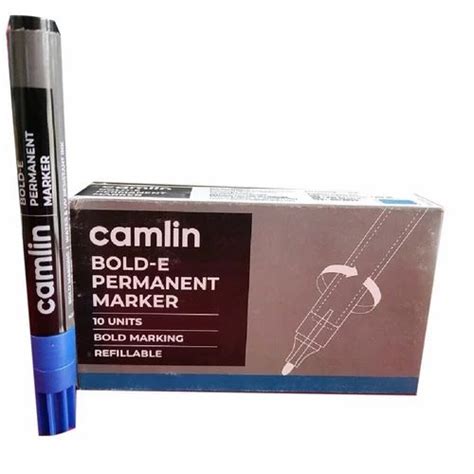 Bullet Plastic Camlin Blue Bold E Permanent Marker At Rs In Pune