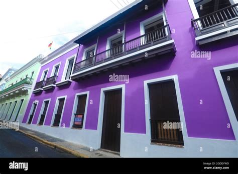 Street In Old San Juan Puerto Rico Stock Photo Alamy