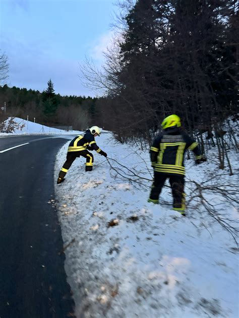 Erfolgreiche Befahrung Der L223 In Forchtenstein FF Neustift A D Rosalia