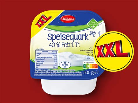 Milbona Speisequark XXL 500 G Von Lidl Ansehen