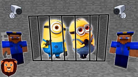 Los Minions Presos Minecraft Prison Escape Minecraft Escapa De La