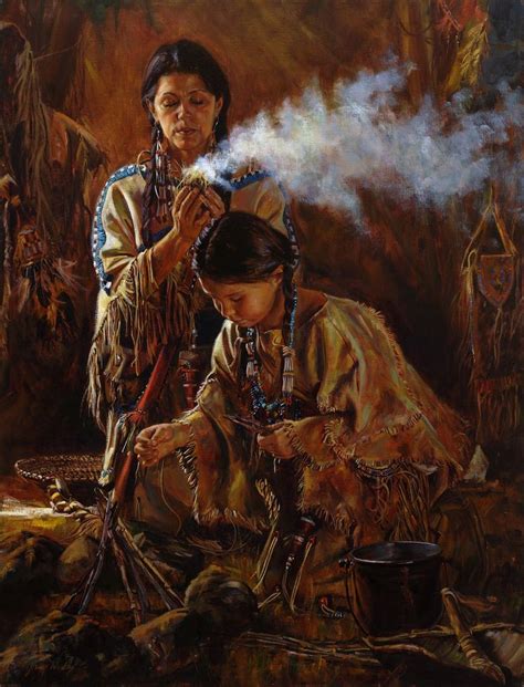 The Artwork Of Jeremy Winborg Western Artwork Native American