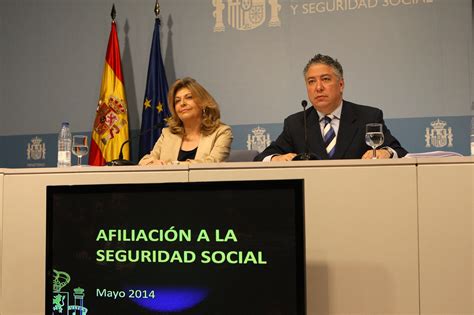 La Afiliación A La Seguridad Social Aumenta En 198 320 Personas En Mayo