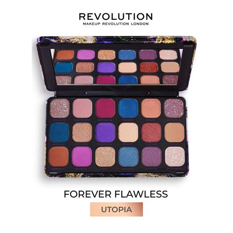 Makeup Revolution Тени для век FOREVER FLAWLESS Utopia большая палетка