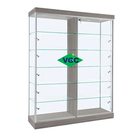 Good Price Led Glass Display Cabinet Lighted Glass Cabinet China