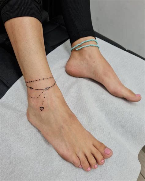 101 Best Ankle Bracelet Tattoo Ideas You Ll Have To See To Believe