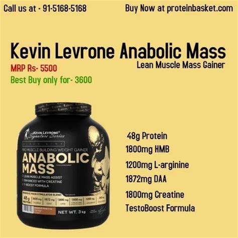 Kevin Levrone Anabolic Mass Gainer At Rs 3600kg Mass Gainer In Rohtak Id 23759632073