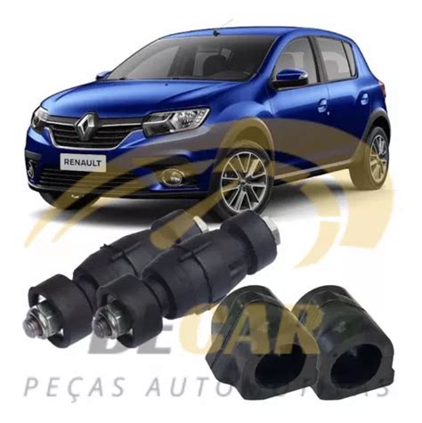 Kit Bieletas Buchas Da Barra Dianteira Renault Logan Sandero