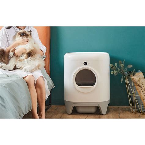 Смарт тоалетна за котки PetKit Pura X, самопочистваща се - eMAG.bg