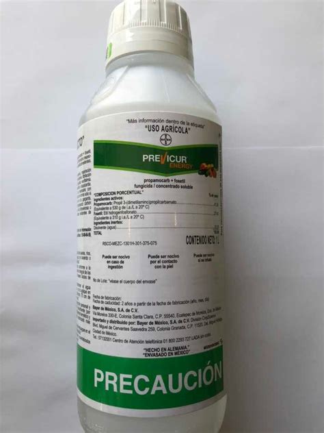 Previcur Energy 1 Lt Propamocarb Fosetil Fungicida Bayer Mercado Libre