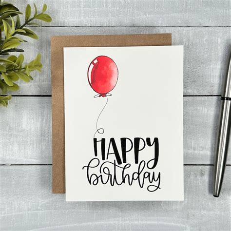 Classy Birthday Card Etsy