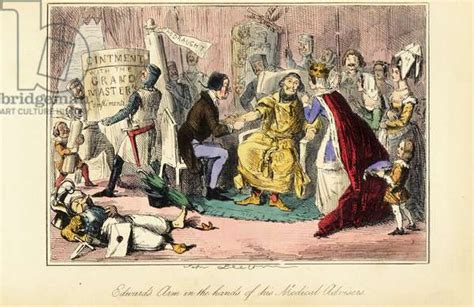 Image Of King Edward I Or Longshanks Treated After An Assassination Attempt By Leech John 1817