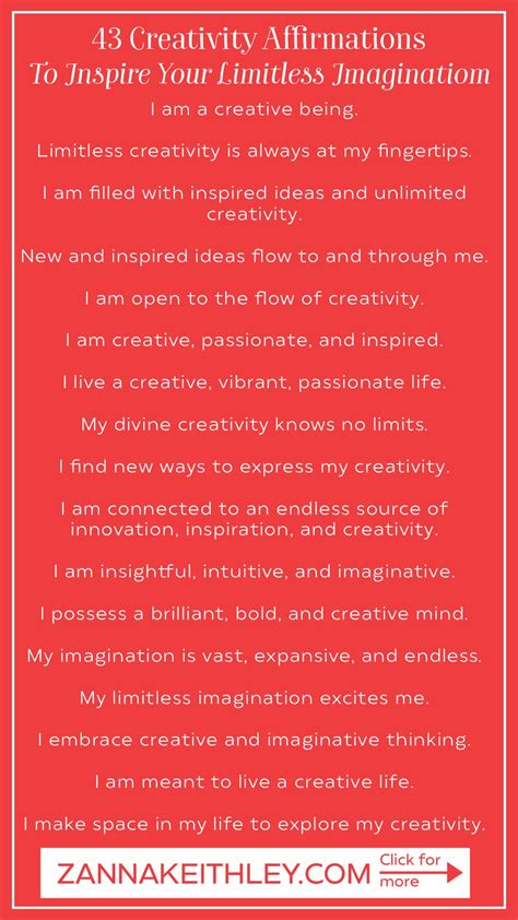 43 Creativity Affirmations To Inspire Your Imagination