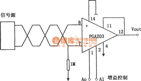 Floating Signal Source Programmable Gain Amplifier Circuit Composed Of PGA203 - Other_circuit ...