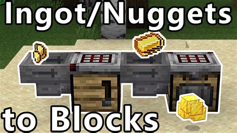 Nuggets Ingots In Blocks Autocraft Minecraft 1 21 Youtube