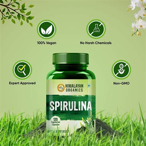 Himalayan Organics Spirulina Mg Capsules Price Uses Side