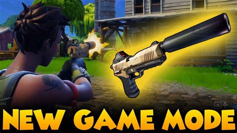 New Sneaky Silencers Mode Legendary Silenced Pistol Fortnite Battle