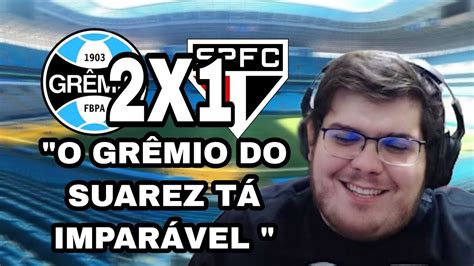 CASIMIRO REAGE A GRÊMIO 2X1 SÃO PAULO PELO CAMPEONATO BRASILEIRO 2023