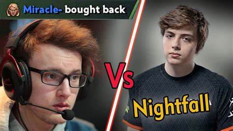 Nightfall Vs Miracle Invoker Vs Morphling Epic Pub Showmatch Youtube