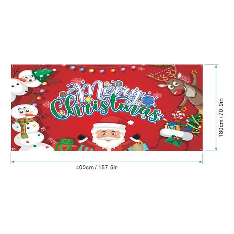 Yijiakejilsl Couplets 2022 Holiday Banners For Inside Christmas Banners For Front Door Flags For