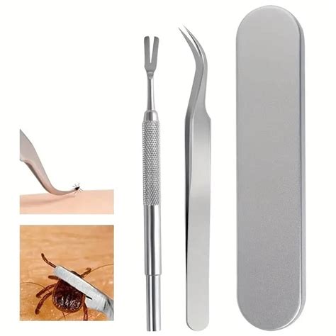Effective Pet Tick And Flea Remover Tool For Cats And Dogs Safely