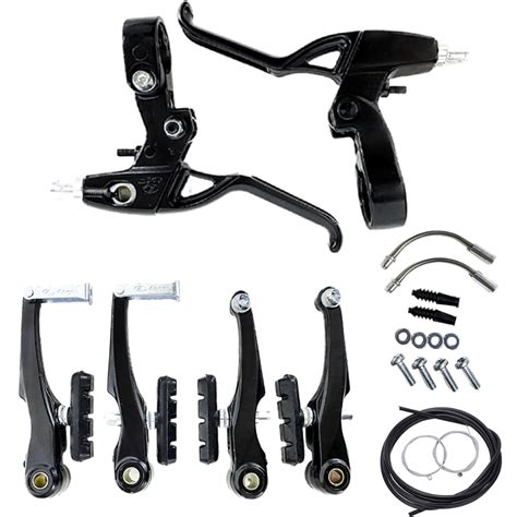 Kit Jogo De Freio Bike V Brake Aluminio C Manete Cabos Mtb Shopee Brasil