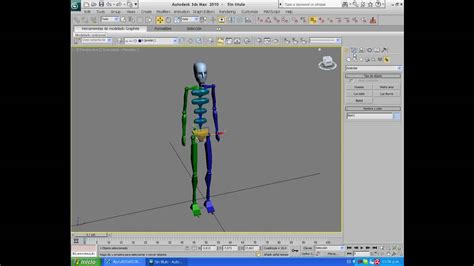 Tutorial 3Ds max en español Oxiangel 10 configuracion de un bipedo 1