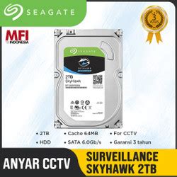 Jual Harddisk Seagate Skyhawk Cctv Hdd Tb Mfi Garansi Resmi