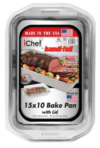 Handi Foil Ichef Bake Disposable Pan And Lid Silver Ct Kroger