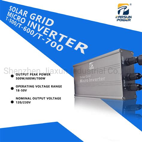 Dc V To Output V V Mppt Solar Pv Grid Tie Micro Inverter