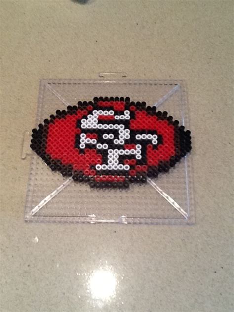 8 Best Perler NFL Images On Pinterest Crossstitch Bead Crafts And