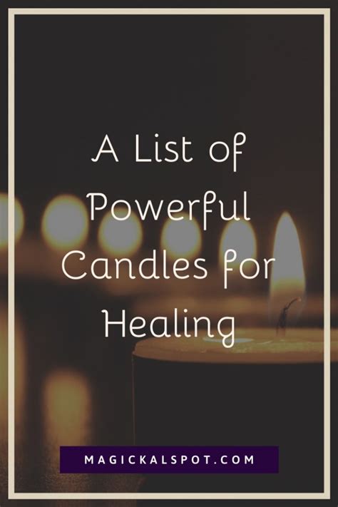 A List of Powerful Candles for Healing [With Rituals]