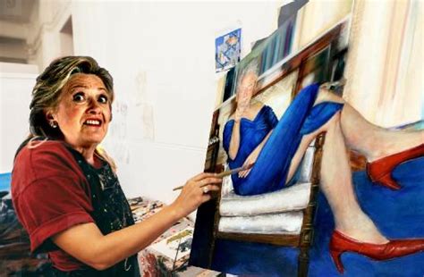 Did Jeffrey Epstein Have Painting Of Bill Clinton Wearing A Blue Dress ...