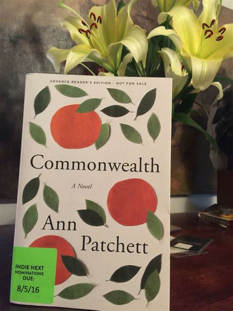 Commonwealth by Ann Patchett | Anne, Book worth reading, Commonwealth