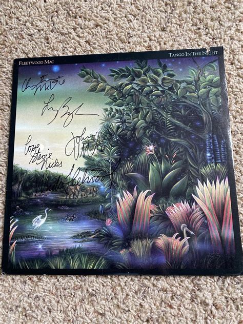 Signed Fleetwood Mac Tango In The Night Album For Sale Fleetwoodmac Net