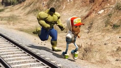 Subway Surfers Vs Hulk Tzl Games Youtube