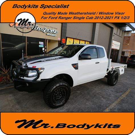 Mr Bodykits Quality Weathershield Window Visor For Ford Ranger Single