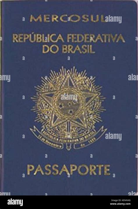 Brazilian passport new Stock Photo - Alamy