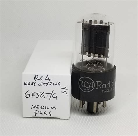 RCA 6X5GT G Black Plate Single NOS Rectifier 6X5 Reverb