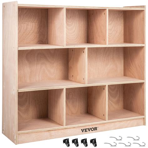 Vevor Classroom Storage Cabinet Plywood 8 Section Preschool Storage