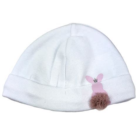 Gorro para bebé de algodón 100 Petit rabbit Elfi e Fate