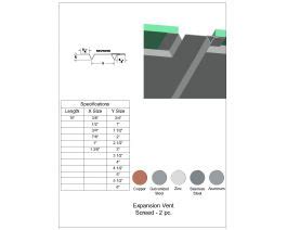 Lath Expansion Vent Screed Thousands Of Free Cad Blocks