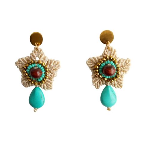 Aretes Carlota Turquesa Luegopago