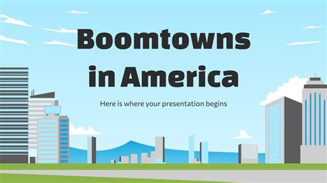 Boomtowns In America Presentation