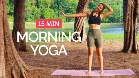 Morning Yoga Full Body Stretch For Beginners 15 Mins Youtube