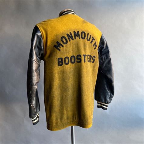 Vintage 1960s Varsity Jacket Wool And Leather Varsity Gem