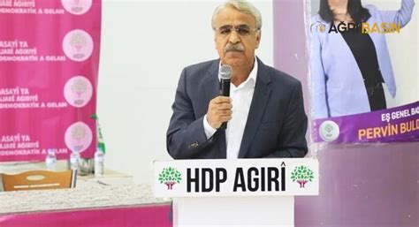 HDP Eş Genel Başkanı Mithat Sancar Ağrı da