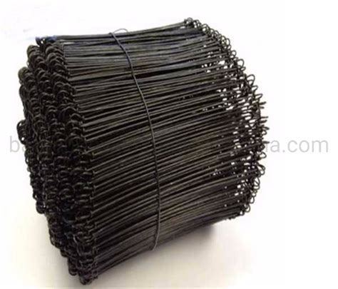 Black Or Pvc Double Loop Tie Wire Binding Wire Double Loop Tie Wire